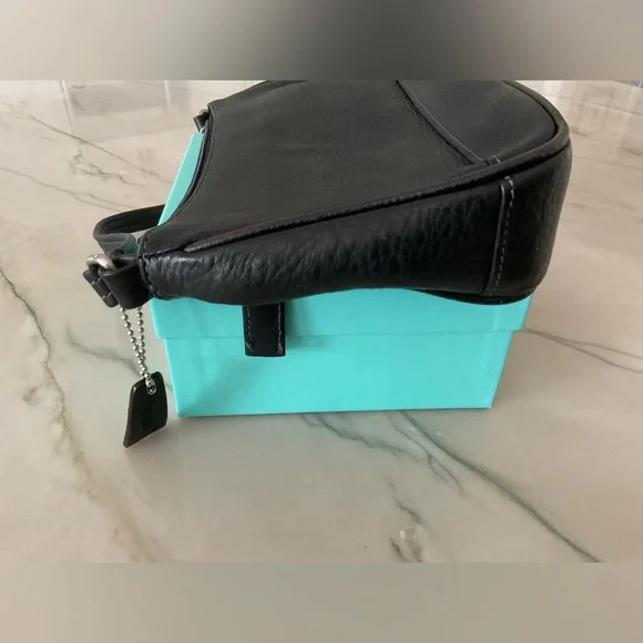 Tignanello Black leather small shoulder purse - Picture 9 of 12